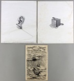 LOT 3 J. LIVINGSTON WILDLIFE ARTIST ORIG DRAWINGS