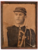 VINTAGE US INDIAN WARS ENLISTED SOLDIER PORTRAIT