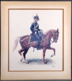 ARGENTINE CAVALRY OFFICER LITHO JOSE LUIS SALINAS