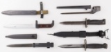 5 BAYONET LOT AK-47 6X2 FN FAL US M5A1 ENFIELD NO4