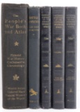 LOT 5 WWI & WWII WAR PICTORIAL BATTLE MAPS BOOKS