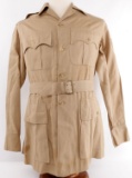 WWII US ARMY CBI MEDIC THEATER MADE BUSH JACKET