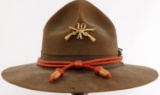 WWI US 10TH INFANTRY CAMPAIGN HAT WITH CORD