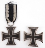 2 IMPERIAL GERMAN 1870 IRON CROSS LOT