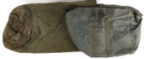 USGI FLYER'S KIT BAG & VIETNAM WAR CANVAS DUFFLE
