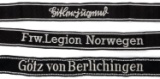LOT OF 3 WWII GERMAN THIRD REICH CUFF TITLES