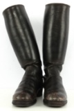 PAIR OF LEATHER WORLD WAR II GERMAN OFFICERS BOOTS