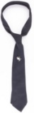 WWII GERMAN THIRD REICH SS TIE AND PARTY PIN