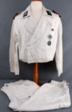 WWII GERMAN WAFFEN SS TROPICAL SERVICE UNIFORM