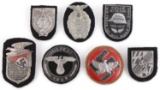 LOT OF 7 WWII GERMAN THIRD REICH SHIELDS