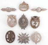 WWII GERMAN THIRD REICH BADGE & MEDAL LOT