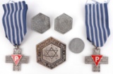 LOT 6 WWII GERMAN REICH HOLOCAUST MEDALS & COINS