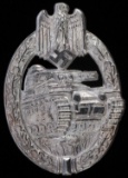WWII GERMAN PANZER ASSAULT BADGE IN SILVER