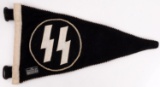 WWII GERMAN THIRD REICH SS PENNANT RZM
