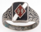WWII GERMAN THIRD REICH SS MEMBER RING SIZE 10