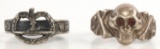 LOT OF 2 WWII GERMAN THIRD REICH RINGS