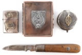 LOT OF 4 WWII GERMAN THIRD REICH PERSONAL AFFECTS