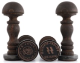 WWII GERMAN THIRD REICH HANDSTAMPS WAFFEN-SS
