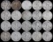 LOT OF 90% SILVER WALKING LIBERTY HALF $10 FACE