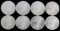 LOT 8 2013 1 OZT OUNCE SILVER AMERICAN EAGLE COINS