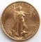 2002 GOLD 1/10 OZT OUNCE AMERICAN EAGLE BU COIN