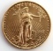 2017 GOLD 1/10 OZT OUNCE AMERICAN EAGLE BU COIN