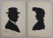 PAIR OF 1903 DATED ST. LOUIS SILHOUETTE DRAWINGS