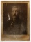COLLODION PLATE GLASS PORTRAIT OF 19TH CENTURY MAN