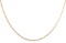 10KT YELLOW GOLD DELICATE ROPE CHAIN NECKLACE