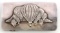 GL STUDIO STERLING SILVER BALLOON BELT BUCKLE