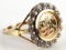 10KT YELLOW GOLD RING WITH YUAN COIN COPY