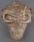 TAINO ELABORATE SKULL WITH EAR ORNAMENTS