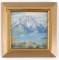 MARIE DOROTHY DOLPH MINIATURE PAINTING MT. MORAN