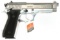 TAURUS PT92 STAINLESS STEEL 9MM DA/SA PISTOL NIB