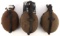 LOT OF 3 WWII GERMAN M31 CANTEENS