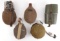 LOT OF 5 WWII GERMAN CANTEENS