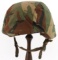 EARLY USGI PASGT HELMET WITH CAMO COVER