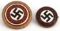 LOT OF 2 WWII GERMAN THIRD REICH NSDAP BADGES