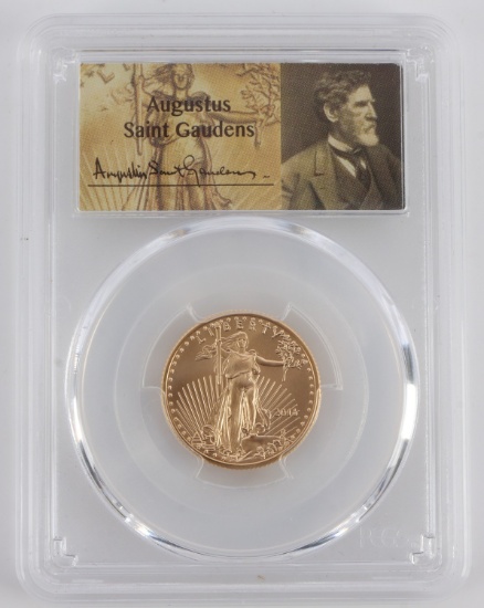 $10 AMERICAN GOLD EAGLE 1/4 OUNCE PCGS GRADED