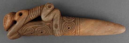 TAINO SMALL ZOOMORPHIC SCEPTER FORM