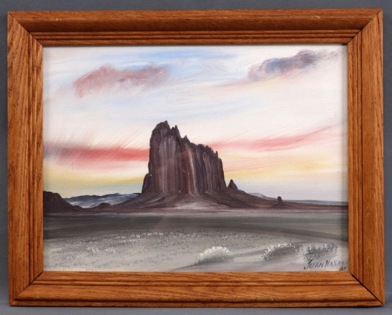 PAINTING BY NAVAJO ARTIST JUAN NAKAI SHIPROCK