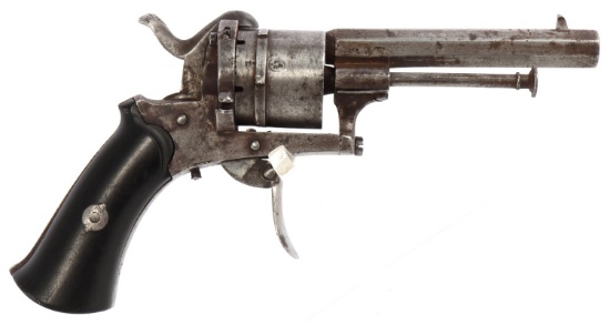 LEFAUCHEUX BELGIAN PINFIRE DOUBLE ACTION REVOLVER