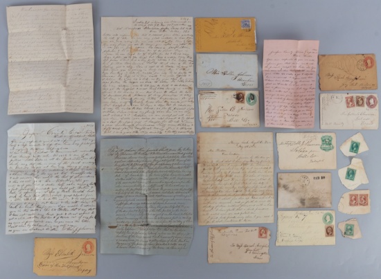 LOT 17 CIVIL WAR ALS PLANTATION OVERSEER LETTERS