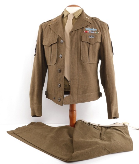 WWII 17TH AIRBORNE NCO IKE JACKET FIELD UNIFORM