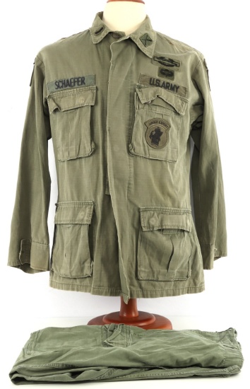 VIETNAM WAR AIRBORNE INFANTRY FIELD UNIFORM
