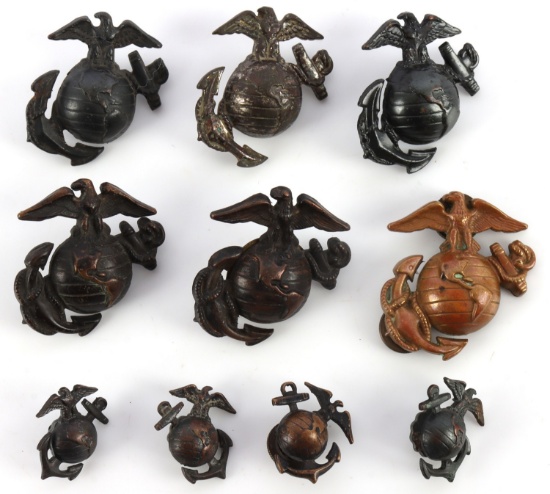 LOT 10 USMC EARLY EGA LATITUDE EAGLE GLOBE ANCHORS