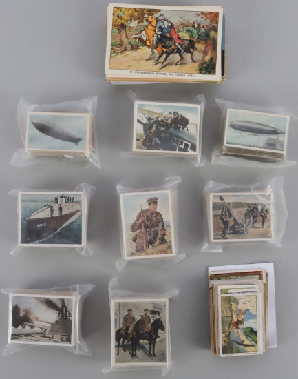 WWII GERMAN THIRD REICH 1000+ TOBACCO CARDS