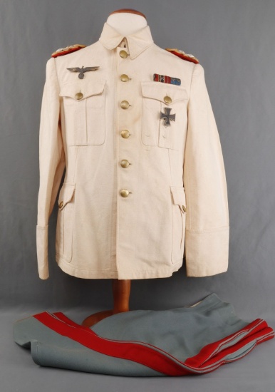 WWII GERMAN GENERALOBERST TUNIC W IRON CROSS