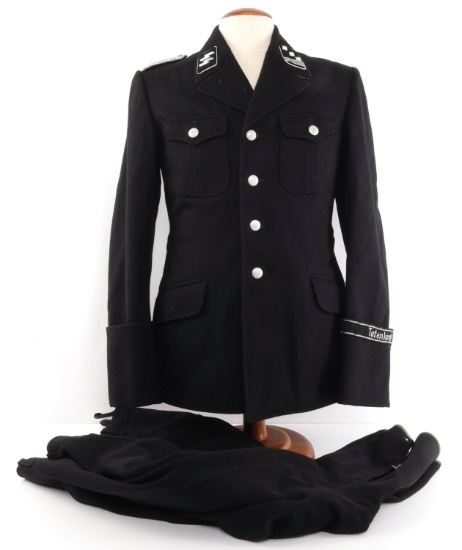 WWII GERMAN THIRD REICH SS HAUPSTURMFUHRER TUNIC