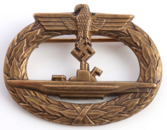 WWII GERMAN KRIEGSMARINE U BOAT BADGE